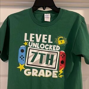 Gildan Gamer 7th Grade Green T-Shirt